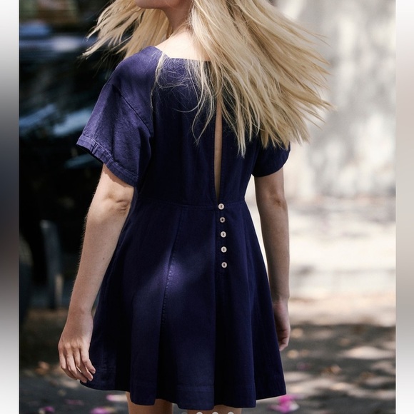 #22 NWT Free People Breezy Chic Mini in Eclipse - Picture 4 of 5